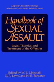 Cover of: Handbook of sexual assault