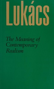 Cover of: The meaning of contemporary realism
