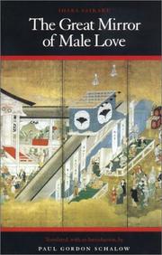 Cover of: The great mirror of male love