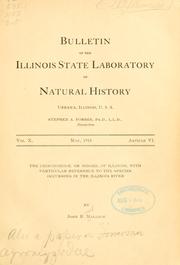 Cover of: The Chironomidae, or midges, of Illinois