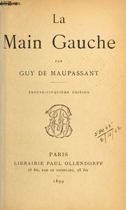 Cover of: La Main gauche
