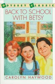 Cover of: Back to school with Betsy