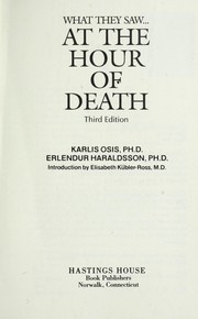 Cover of: At the Hour of Death