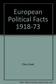Cover of: European political facts, 1789-1848