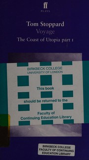 Cover of: Voyage: The Coast of Utopia, Part I