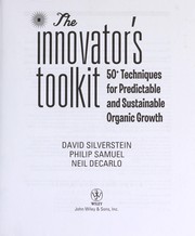 best books about Innovation The Innovator's Toolkit: 50+ Techniques for Predictable and Sustainable Organic Growth