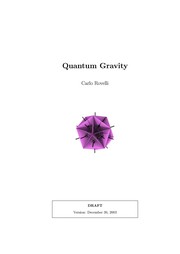 Cover of: QUANTUM GRAVITY