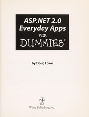 Cover of: ASP.NET 2.0 everyday apps for dummies