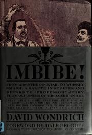 Cover of: Imbibe!