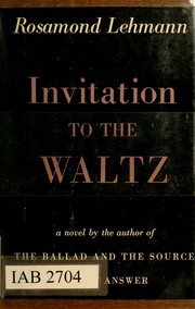 Cover of: Invitation to the waltz