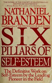 best books about confidence and self esteem The Six Pillars of Self-Esteem