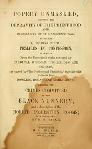 Cover of: Popery unmasked