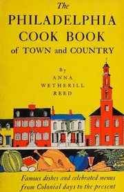 Cover of: The Philadelphia cook book of town and country