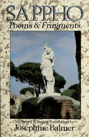 Cover of: Poems and Fragments