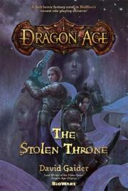 best books about Video Games Fiction Dragon Age: The Stolen Throne