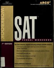 Cover of: SAT verbal workbook