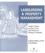 Cover of: Landlording & property management