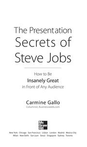 best books about speaking The Presentation Secrets of Steve Jobs