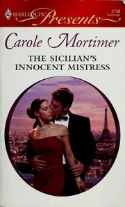 Cover of: The Sicilian's Innocent Mistress