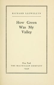 best books about wales How Green Was My Valley