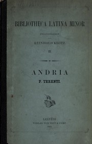 Andria by Publius Terentius Afer