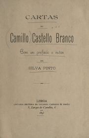 Cover of: Cartas de Camillo Castello Branco