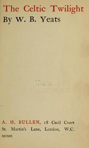 Cover of: The Celtic twilight