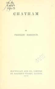 Cover of: Chatham
