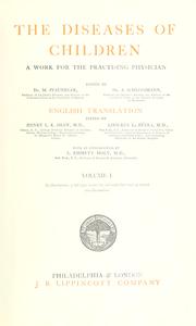 Cover of: The Diseases of children