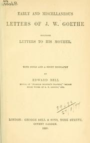 Cover of: Briefe