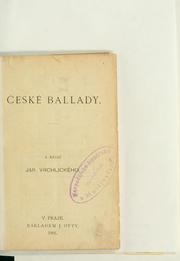 Cover of: eské ballady