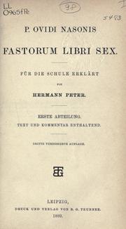Cover of: Fasti