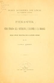 Cover of: Fierasfer
