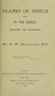 Cover of: Figures of Speech Used in the Bible