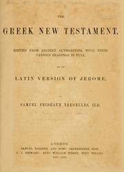 Cover of: The Greek New Testament