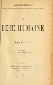 Cover of: Bête humaine