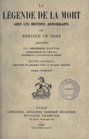 Cover of: La légende de la mort