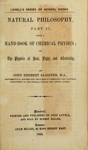 Cover of: Natural philosophy