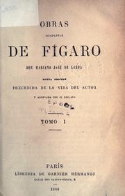 Cover of: Obras completas de Figaro: precedida de la vida del autor.