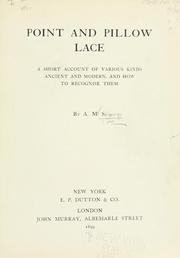 Cover of: Point and pillow lace