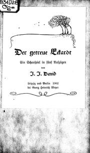 Cover of: Der getreue Eckardt