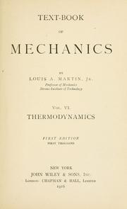 Cover of: Text-book of mechanics