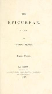 Cover of: The Epicurean: a tale