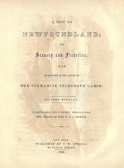 Cover of: A trip to Newfoundland
