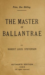 The master of Ballantrae by Robert Louis Stevenson