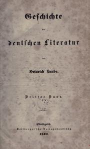 Cover of: Geschichte der deutschen Literatur