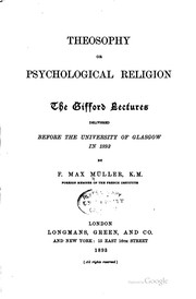 Cover of: Theosophy