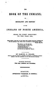 Cover image for The Book of the Indians; Or, Biography and History of the Indians of North ..