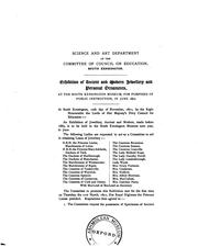 Cover of: Catalogue of the Loan Exhibition of Ancient and Modern Jewellery and Personal Ornaments. 1872