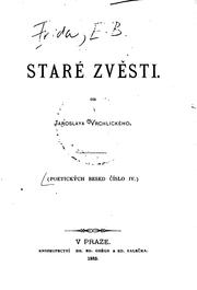 Cover of: Staré zvěsti